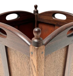 Jac. van den Bosch Art Deco Amsterdamse School Litter Basket for 't Binnenhuis